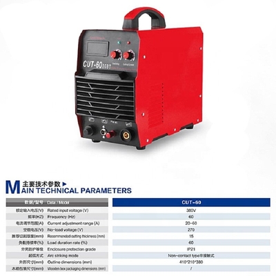 380V 切断厚さ 158mm IGBT インバーター 金属用プラズマ切削機 CUT-60