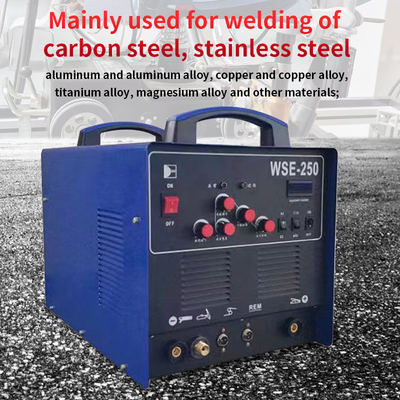 220V 定位入力インバーター AC DC TIG 調節式溶接機 WSE250 空気冷却モーター