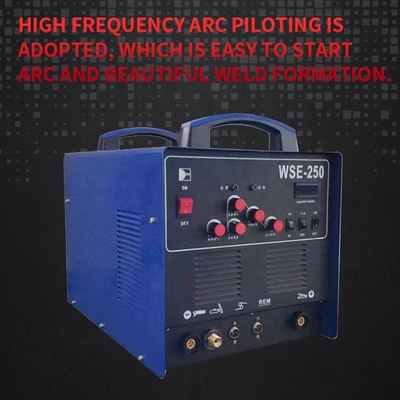 220V 定位入力インバーター AC DC TIG 調節式溶接機 WSE250 空気冷却モーター
