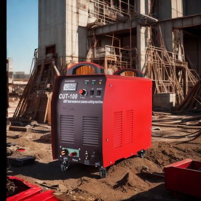570X296X530 mm IGBT Air CUT 100 アドバンストダブルモジュールプラズマカット機 操作しやすい
