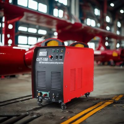 570X296X530 mm IGBT Air CUT 100 アドバンストダブルモジュールプラズマカット機 操作しやすい