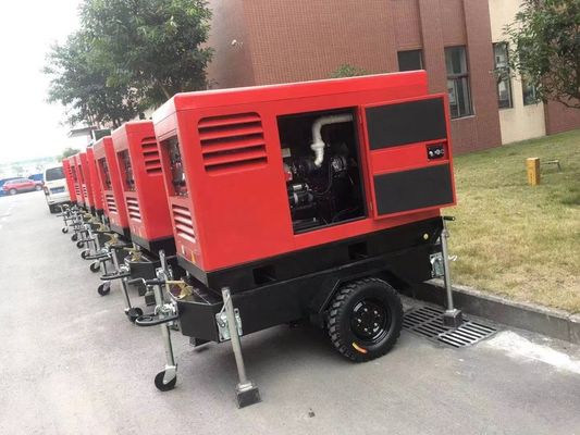 タンク容量80Lの500Aディーゼル溶接発電機とRZDH500A4気筒エンジン