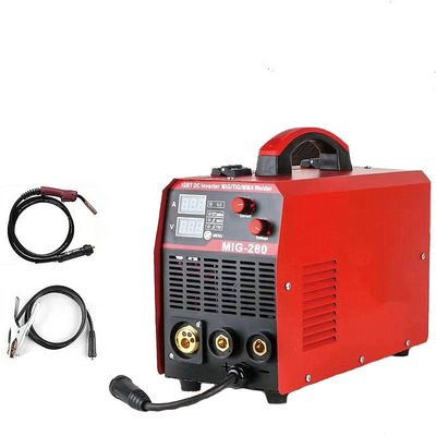 MIG280 ARC 溶接機 ミグ 溶接機 多機能 IGBT 4in1 インバーター 50/60HZ IP21S