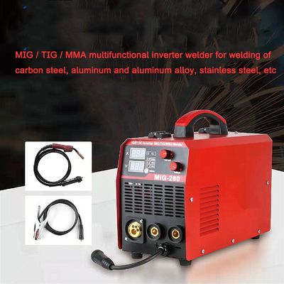 MIG280 ARC 溶接機 ミグ 溶接機 多機能 IGBT 4in1 インバーター 50/60HZ IP21S