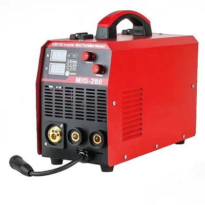 MIG280 ARC 溶接機 ミグ 溶接機 多機能 IGBT 4in1 インバーター 50/60HZ IP21S