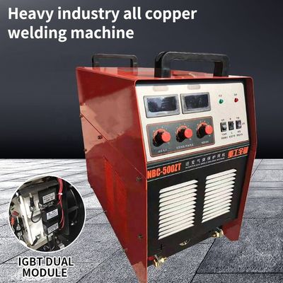 500Amp NBC-500ZT 工業 ミグ 溶接 機械 ダブル モジュール ダブル コール 銅 反応性