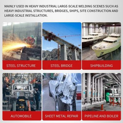 500A産業用MIG溶接機,IGBTダブルモジュールと全銅帯接続