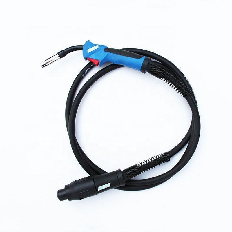 オーダーメイド 4m 5m 8m ケーブル長さ ビンゼルタイプ CO2 ガス 空気冷却 ミグ 溶接タッチ 15AK