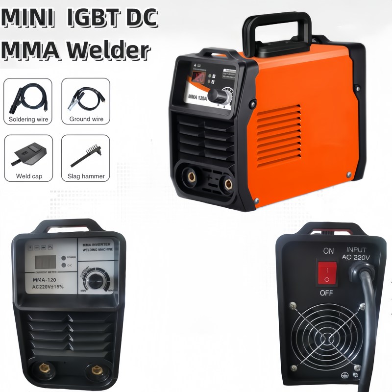 ミニ IGBT DC MMA 溶接機 3.7KVA 入力電源 60V AC220V 120A ポータブル・コンパクト